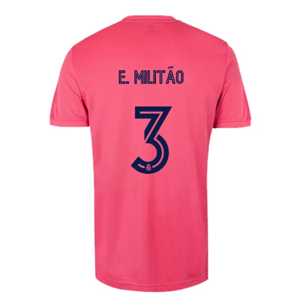 Maglia Real Madrid Away NO.3 E. Militão 20/21 Rosa